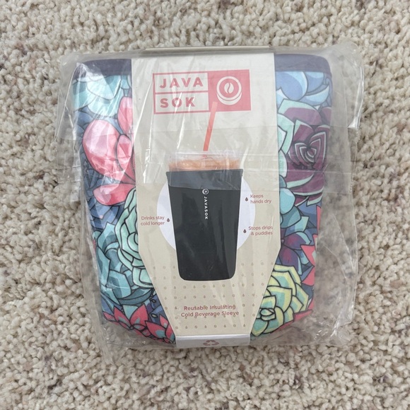 NEW Java Sok Floral Insulating Sleeve Medium plant succulent - Picture 2 of 4